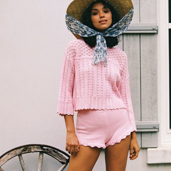 ARNHEM Organic Cotton Pink Gardenia Jumper Sweater - Picture 11 of 15